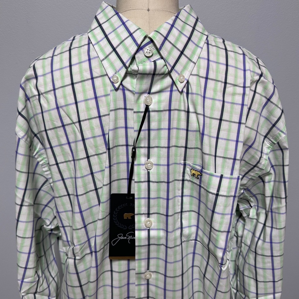 *NWT* Men's Jack Nicklaus LS Button Down Shirt, Size M